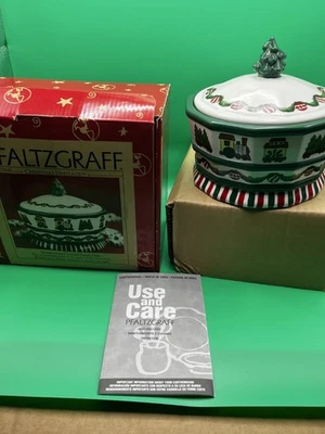 Pfaltzgraff Christmas Heritage Covered Candy Dish - Vintage ~ NEW IN BOX! - Image 1 of 4