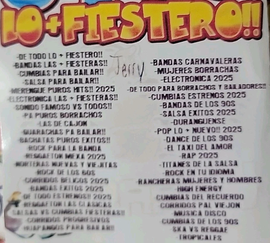 Usb Con Musica Lo Más Fiestero 7,900 Canciones - Image 1 of 1