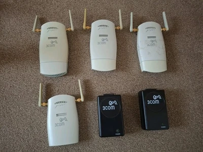 Job Lot, 3COM 11b/g Wireless Access Points WL-561 3CRWE776075 and PoE Adapters - Image 1 of 3