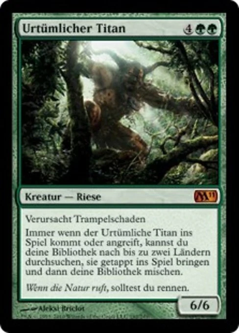 Primeval Titan (DE) - Foil M11 German NM MTG - Image 1 of 1