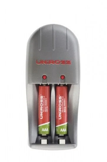 Uniross Mini Ladegerät Caricabatterie Mini inklusive 2 Ministyle 1000 mAh - Bild 1 von 1