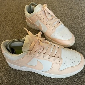 Nike Dunk Pale Coral Pink White next nature UK 5 2018 DD1873-100 VGC - Picture 1 of 10