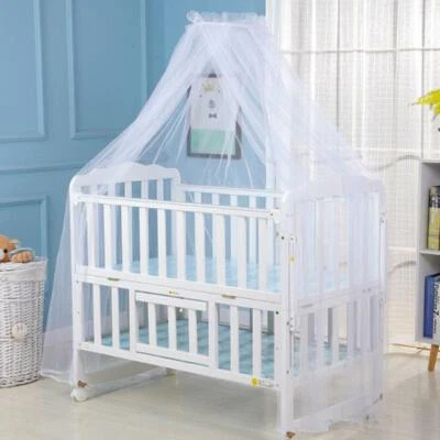 Bed Mosquito Net Mesh Dome Curtain Net for Toddler Crib Cot Canopy LC - Image 1 of 4