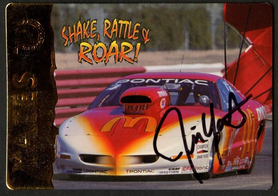 Jim Yates #24 signed autograph auto 1995 Action Packed NHRA Trading Card - Image 1 of 1