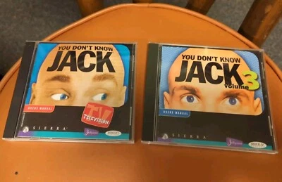 You Don't Know Jack Television & Vol 3 Trivia Game - Windows/Mac Free Shipping  - Image 1 of 2