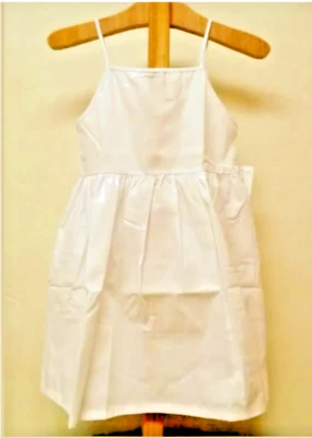Enagua Rosalina Collections Niñas Blanca Mezcla de Algodón Deslizamiento Completo Tallas 18M-5T Foto 1 de 2