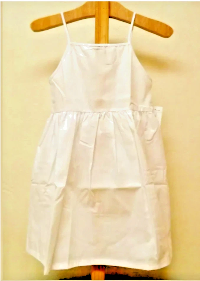 Rosalina Collections Girls White Cotton Blend Full Slip Petticoat Sizes 18M-5T - Image 1 of 2