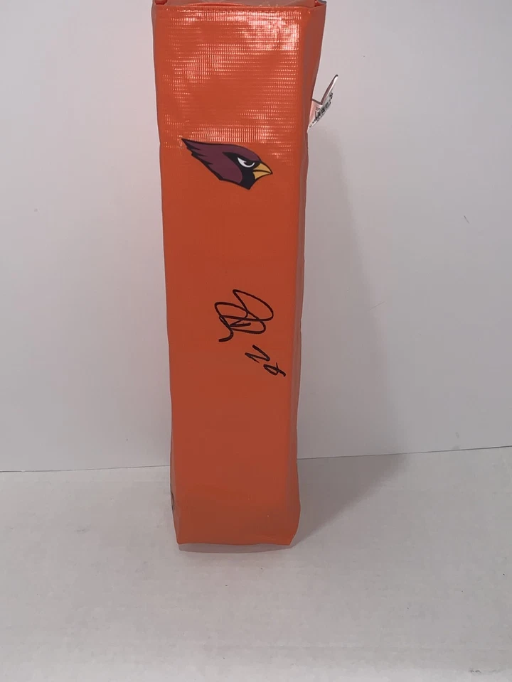 PILÓN DE TOUCHDOWN FIRMADO POR PATRICK PETERSON ARIZONA CARDINALS HOF FÚTBOL CERTIFICADO DE AUTENTICIDAD JSA Foto 1 de 1