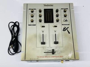 JUNK Technics SH-EX1200 Silver Audio Mixer Power check only from japan - Picture 1 of 8