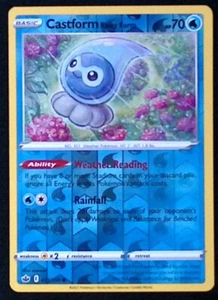 Castform Rainy Form Reverse Holo 33/198 - Pokemon Chilling Reign - NM - Picture 1 of 1