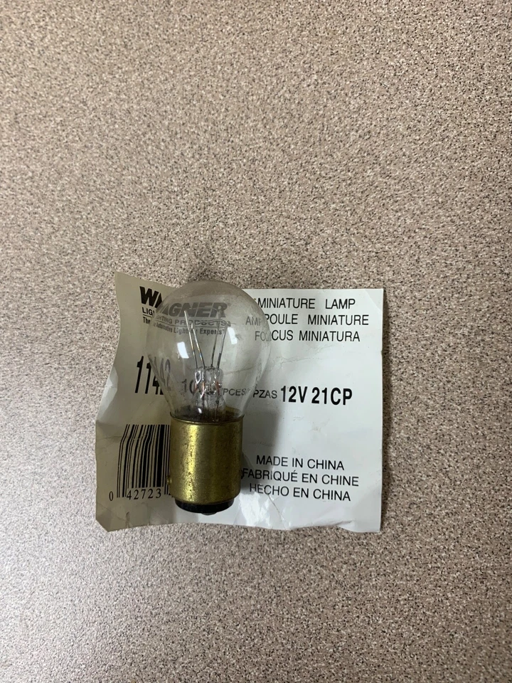 ОДНА МИНИАТЮРНАЯ ЛАМПОЧКА WAGNER (#1142) подходит для Chevy GMC 1980-1997 - Изображение 1 из 1