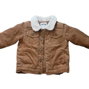 Boys size 2T - 3T Gymboree Corduroy Coat with Sherpa Collar - Picture 1 of 7