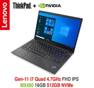ThinkPad E14 Gen 2 i7-1165G7 MX450 FHD IPS 16GB 512GB NVMe BL 3Y OS Warranty - Picture 1 of 10