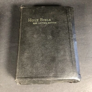 Holy Bible KJV  Red Letter Edition Concordance World Publishing 1950s - Imagen 1 de 10