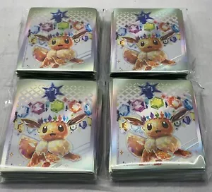 4x Pokemon PRISMATIC EVOLUTIONS Elite Trainer Box Sleeves- EEVEE- 260 Sleeves - Picture 1 of 8