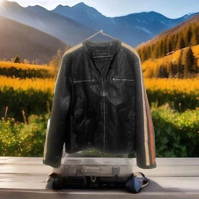 Wilson’s Cycle Vegan Faux Leather Riding jacket Size L - Image 1 of 4