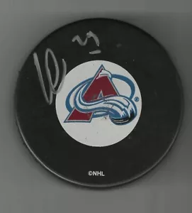 Milan Hejduk Signed Colorado Avalanche Large Logo Puck - Picture 1 of 1