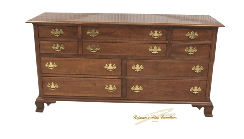 Stickley Cherry Valley Chippendale 10 Drawer Dresser Cover