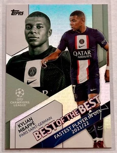 2022-23 Topps UEFA Club Competitions Best of the Best #BB10 Kylian Mbappe PSG - Bild 1 von 2