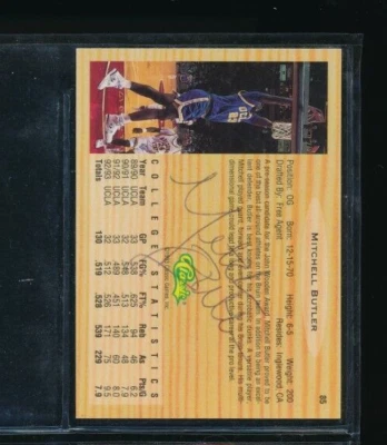 1993 Classic #85 Mitchell Butler UCLA Signed Autograph (CV81) SWSW6 - Image 1 of 2