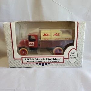 Ertl 1926 Mack Bulldog Ace Hardware Truck Bank mit Kisten Neu in Box Vintage 1990 - Bild 1 von 5