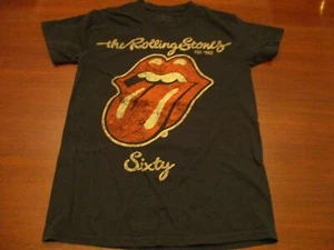 THE ROLLING STONES Est 1962 SIXTY TOUGUE MOUTH LIPS LOGO T-SHIRT SM MICK JAGGER - Picture 1 of 5