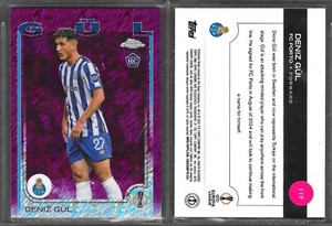Topps Chrome UCC 2025 #117 Deniz Gul Porto RC Rookie Magenta Shimmer Parallel - Bild 1 von 1