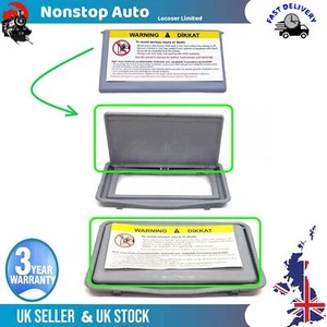 Sun Visor Shade Mirror Cover Grey Fits Mercedes C Class W203 A2038173120 - Afbeelding 1 van 9