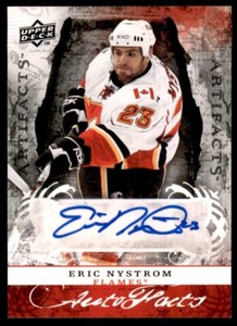 2008-09 Upper Deck Artifacts Auto-Facts Eric Nystrom Auto #AF-EN