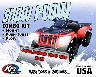 Can-Am Outlander 1000 XMR 2013 - 2024 - KFI ATV 60" Snow Plow Combo Kit Foto 1 de 4
