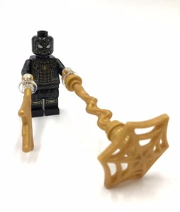 LEGO Spider-man Black & Gold Suit minifigure 76195 Marvel mini figure - Picture 1 of 7