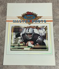 1993 TOPPS STADIUM CLUB MASTER PHOTO MEMBERS ONLY GREG TOWNSEND RAIDERS
