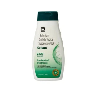 Selsun Abbott Suspension Anti Dandruff Itching Shampoo 120 ml for Men and Women - Picture 1 of 4