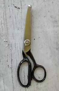 7" Zig Zag Pinking Shears Scissors Used Japan - Picture 1 of 4