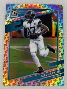 2021 Donruss Optic #114 DJ Chark Jr. One Hundred Holo