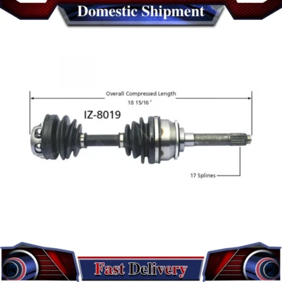 Juego de ejes articulados CV delantero derecho Isuzu Trooper TrakMotive 1992 1993 1994 Foto 1 de 3