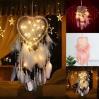 DIY Dream Catcher LED Light Up Dreamcatcher Feather Unicorn Bedroom Hanging AU