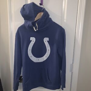Indianapolis Colts NFL Apparel Junk Food Apparel Pullover Hoodie Blue Mens Large