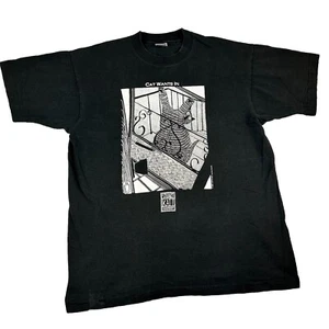 Stuart Katt Cat Wants In 1980s Single Stitch Tee L. Made In USA - Bild 1 von 14