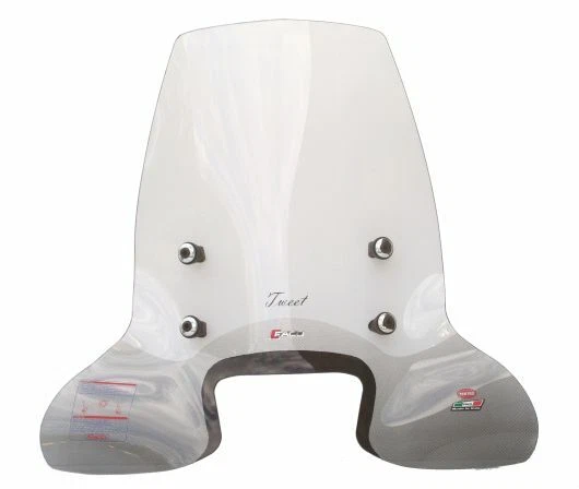 PARABREZZA PEUGEOT TWEET 50 125 150 200 FINO AL 2023 FACO + ASTE NERE ART. 23116 - Immagine 1 di 1