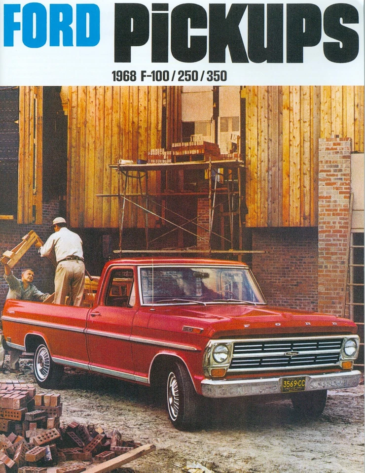 1968 年 68 福特卡车销售手册-F-100/F-250/F-350 — 第 1/1 张图片