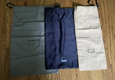 Auténticas bolsas antipolvo Balenciaga, Prada, Gucci nuevas. Gris, azul marino, beige  Foto 1 de 4