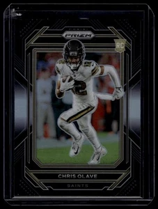 2022 Panini Chronicles #PB-14 Chris Olave Prizm Black Silver Rookie - Picture 1 of 2