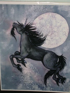Amy Brown - Black Unicorn - Limited Edition - SOLD OUT - Picture 1 of 2
