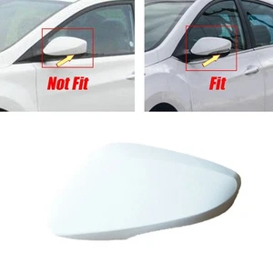 Cap Part Mirror Cover Practical White Wing ABS Car Clip-On Door Driver - Picture 1 of 9