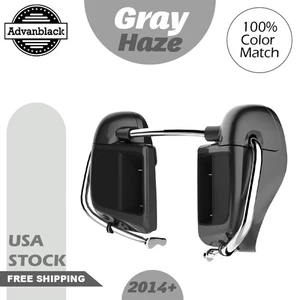 Advanblack Gray Haze Lower Vented Fairings Fits for 2014+ Harley Touring - Picture 1 of 8