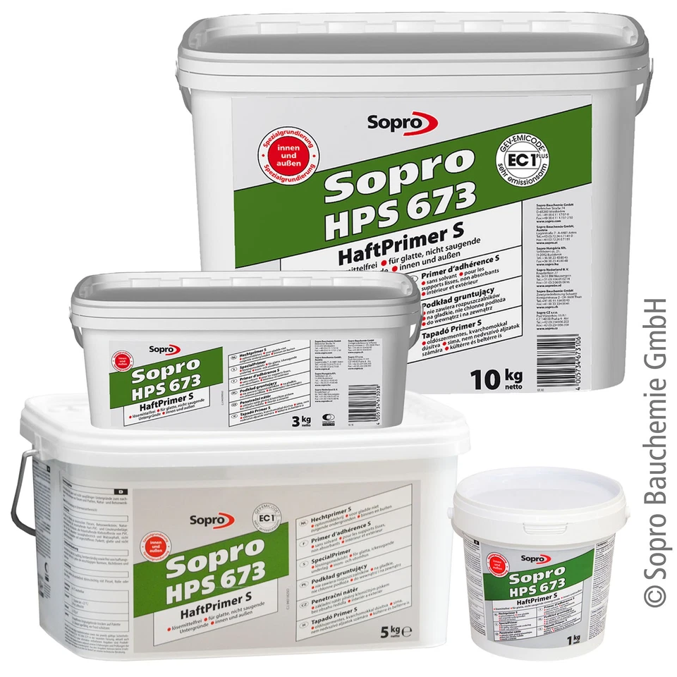 Sopro HPS 673 HaftPrimer S Grundierung Haftbrücke nicht saugender Untergrunde - Bild 1 von 1