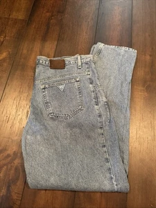 Jeans Guess Vintage Para Hombre 36x33 Pierna Recta Años 90 Y2K Denim Algodón Hecho en EE. UU. - Imagen 1 de 6