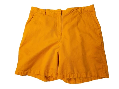 Pantalones Cortos Lauren Ralph Lauren Mujer Naranja Algodón Suave Bolsillos Talla 14 Foto 1 de 4