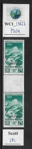 WC1_13627. ITALY: TRIESTE FTT. Gutter pair 1953 MOUNTAIN'S FEAST. Scott 181. MNH - Picture 1 of 1
